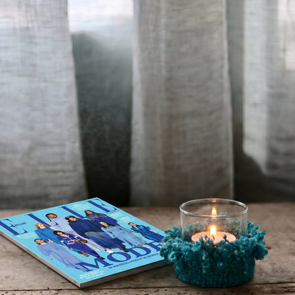 De Oh My Gee kaarsenhouder - aqua - S