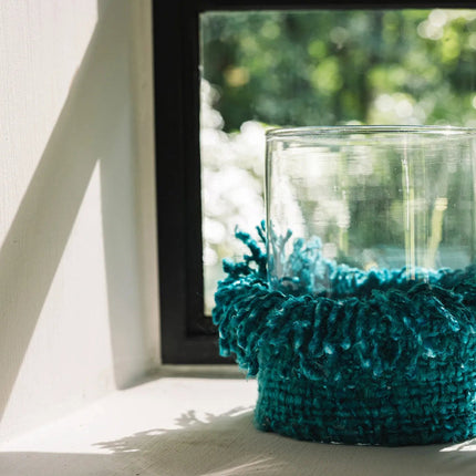 De Oh My Gee kaarsenhouder - aqua - XL