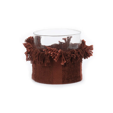 De Oh My Gee kandelaar - bordeaux fluweel - XL