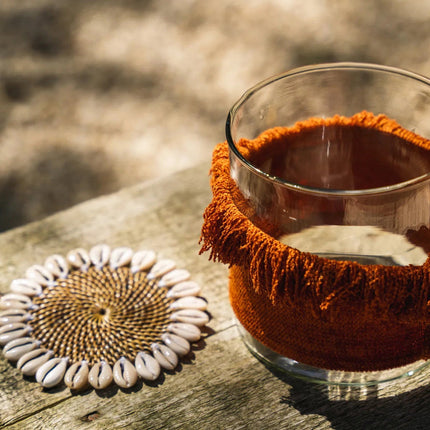 The Oh My Gee Kandelaar - Roestkleurig Fluweel - S