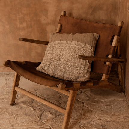 The Linen Edit Kussenhoes - Naturel