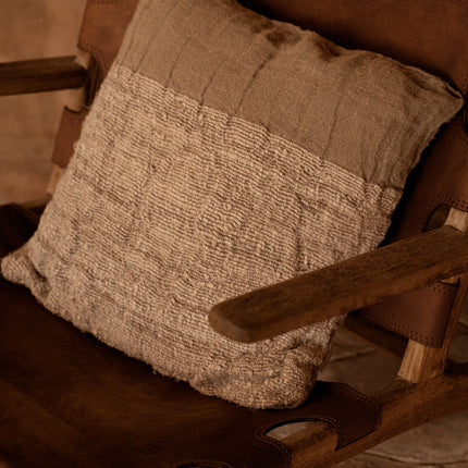 The Linen Edit Kussenhoes - Naturel