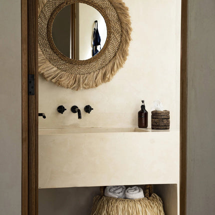 De Raffia Mand - M
