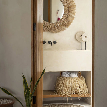 De Raffia Mand - M