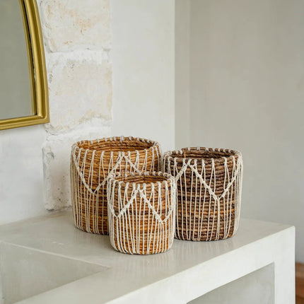 De Macra-mazing Mand - Natuurlijk Wit - L