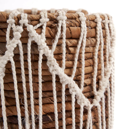 De Macra-mazing mand - natuurlijk wit - S