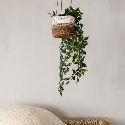 De hanger voor bananenplant - natuurwit - S
