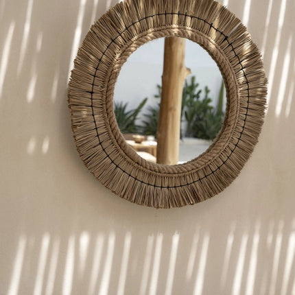 De St Barth Spiegel - naturel