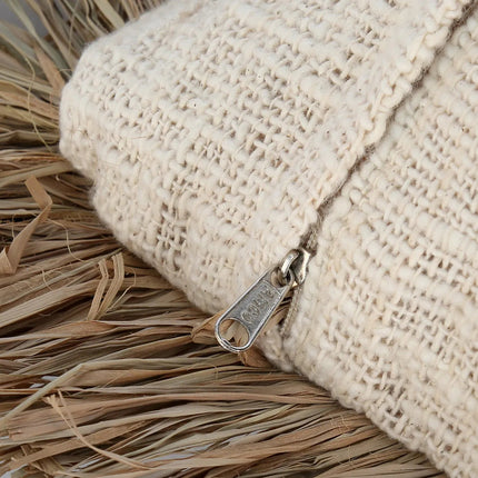 De Saint Tropez kussenhoes - natuurlijk wit - 60x60