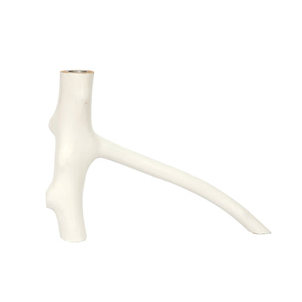 Kandelaar met drie takken - wit