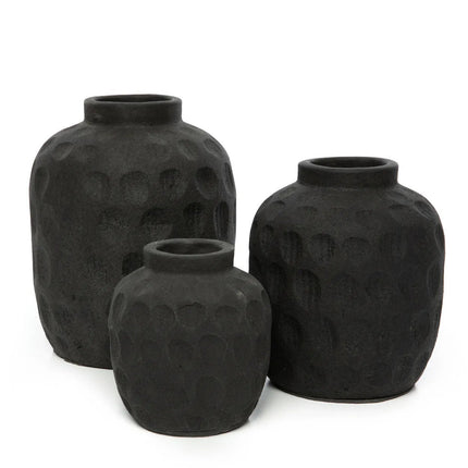 De trendy vaas - zwart - M