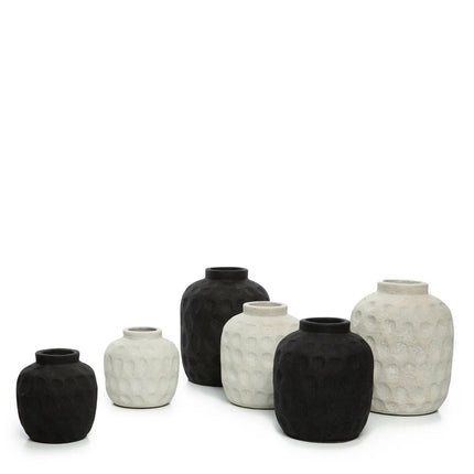 De trendy vaas - zwart - M