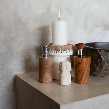 De Mooie Kandelaar - Wit Naturel - M