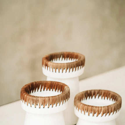 De Mooie Kandelaar - Wit Naturel - M