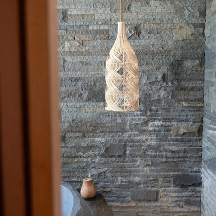 De hanglamp Garaffa - Naturel - L