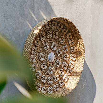 De Caribe Schelpenbord - Natuurlijk Wit - M