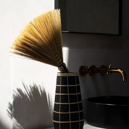 De Cutie Vaas - Zwart Naturel - L