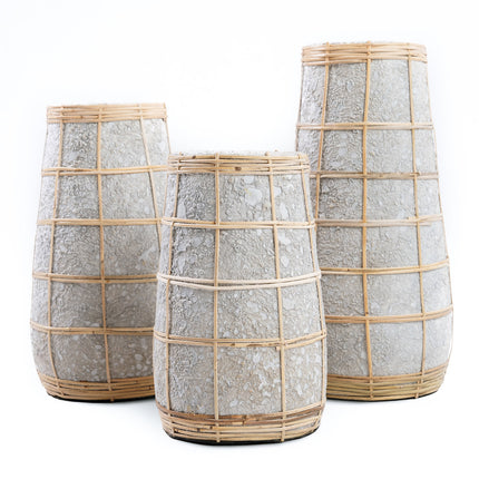 De Cutie Vaas - Beton naturel - L