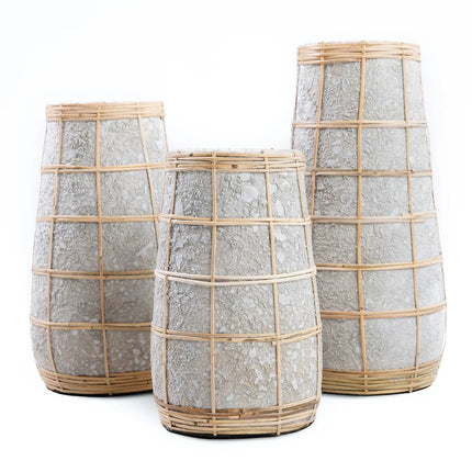 De Cutie-vaas - Beton naturel - M