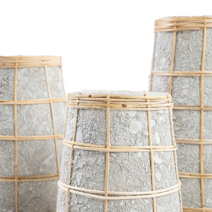 De Cutie-vaas - Beton naturel - M