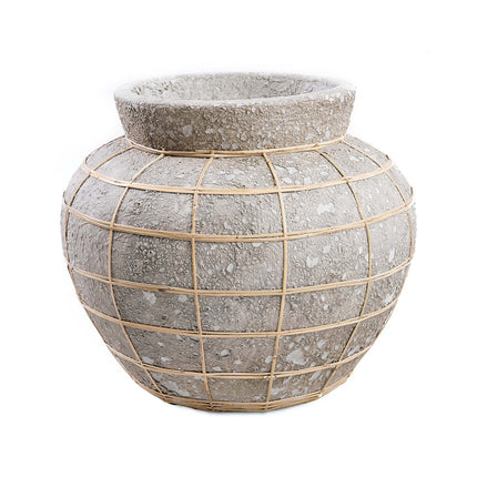 De Belly-vaas - beton naturel - L