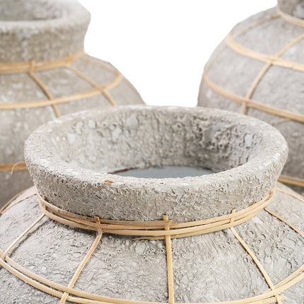 De Belly-vaas - Beton naturel - S