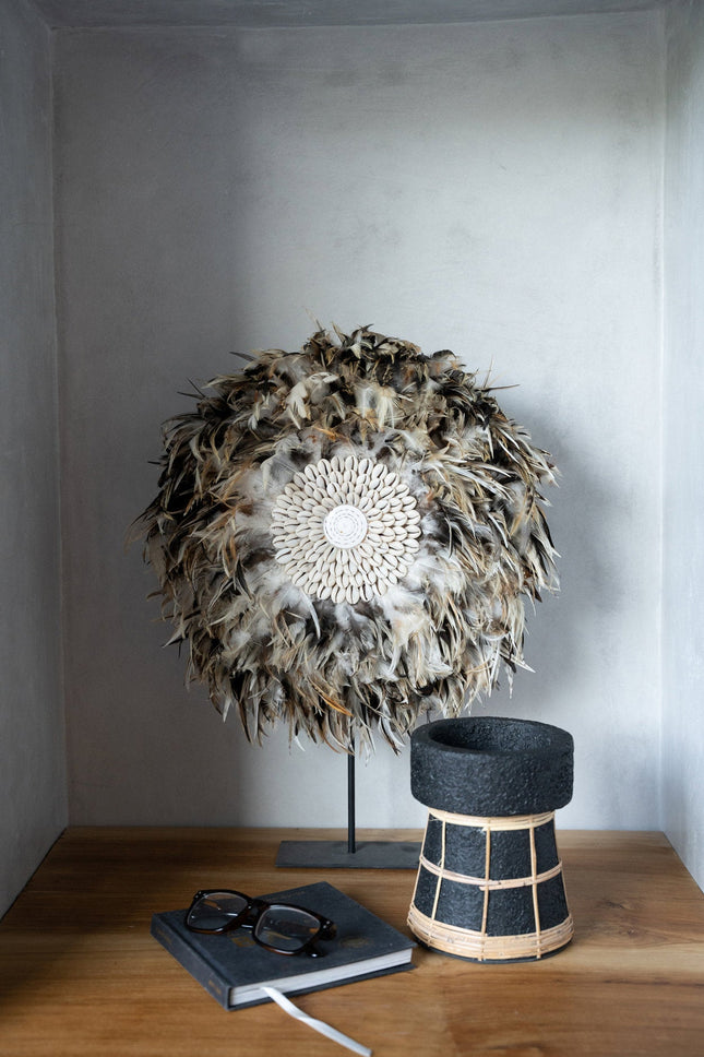 De Serene Kandelaar - Zwart Naturel - M