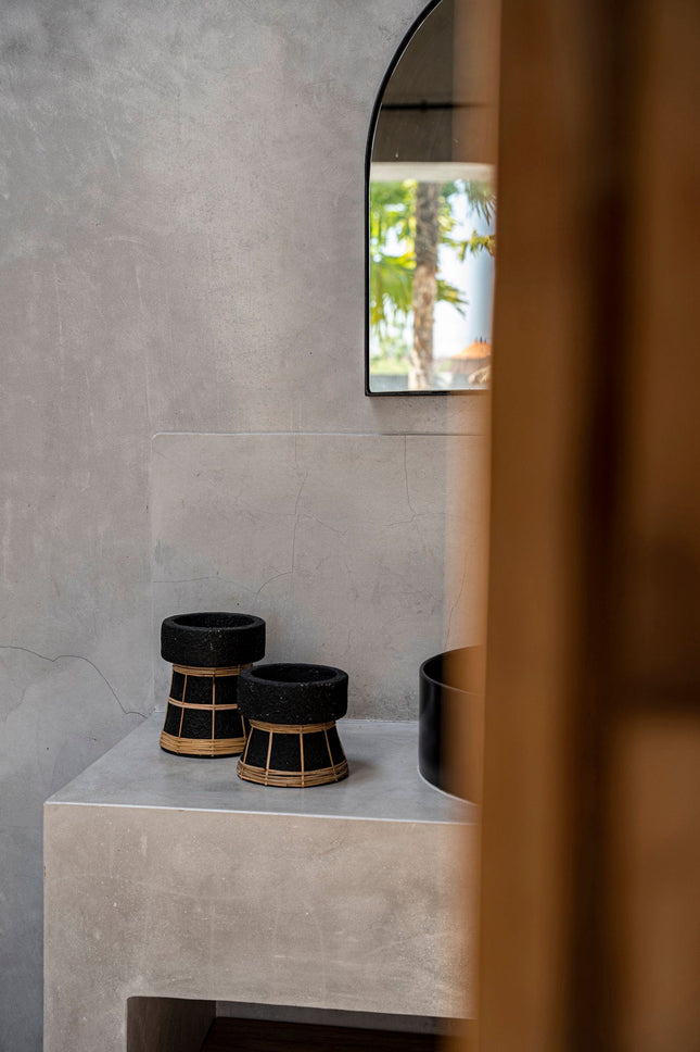 De Serene Kandelaar - Zwart Naturel - S