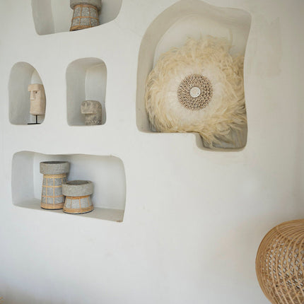 De Serene kandelaar - Beton naturel - L