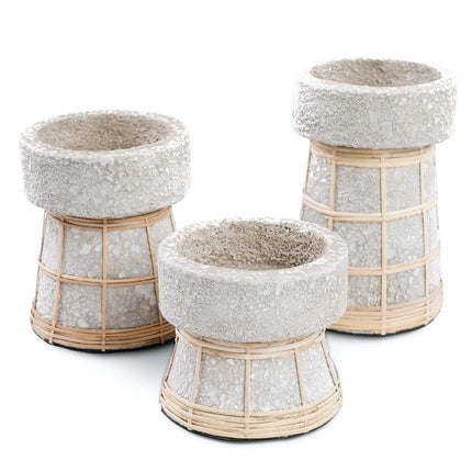 De Serene kandelaar - beton naturel - M