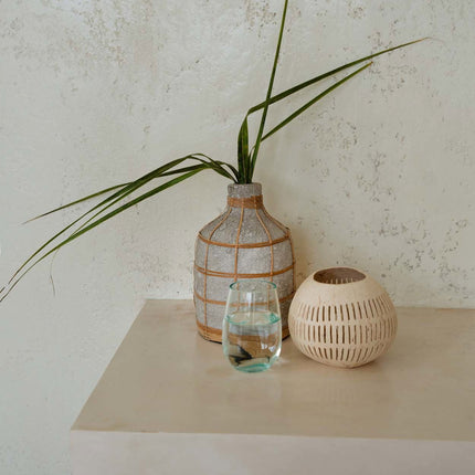 De Whoopy Vaas - Beton Naturel - L