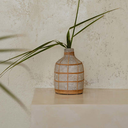 De Whoopy Vaas - Beton Naturel - L