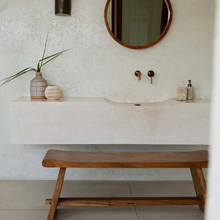 De Whoopy Vaas - Beton Naturel - L