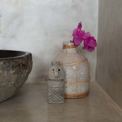De Whoopy Vaas - Beton Naturel - S