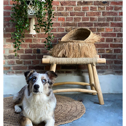 De Porto zeegraskruk - Naturel - M