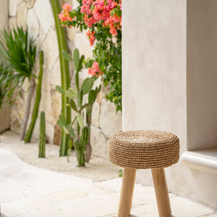 De Raffia Kruk - Naturel