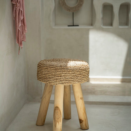 De Raffia Kruk - Naturel