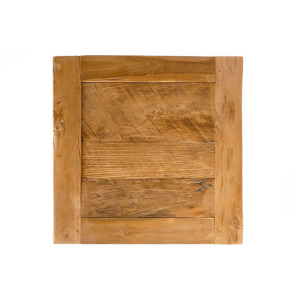 Gerecycled teakhouten bijzettafel - naturel