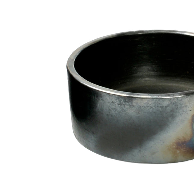 De gebrande cilinderschaal - zwart - M