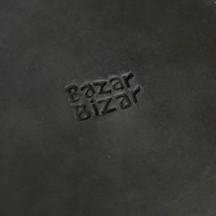 De verbrande klassieke plaat - zwart - L