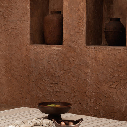 Het Ethnic diepbord - terracotta
