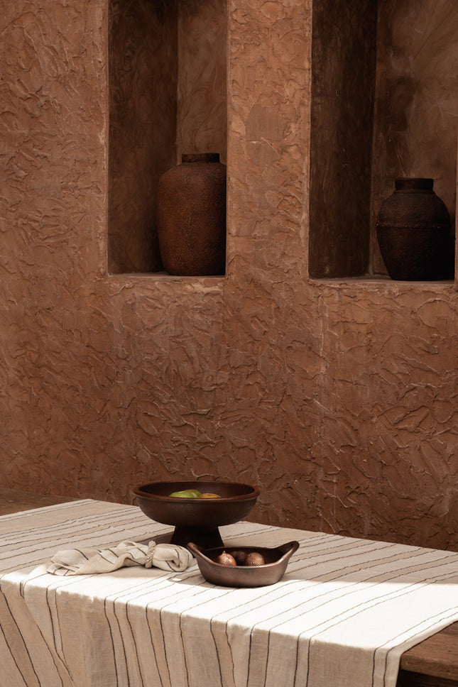 Het Ethnic diepbord - terracotta