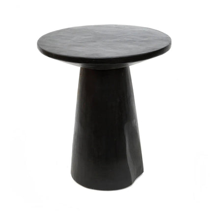 De Timber Conic bijzettafel - zwart - 50