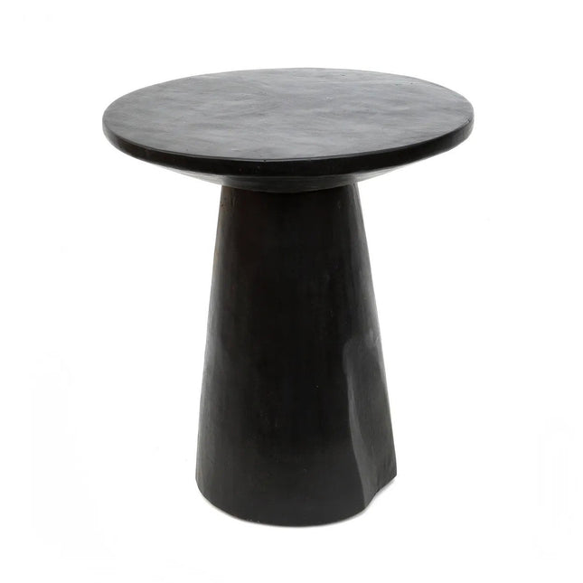 De Timber Conic bijzettafel - zwart - 50