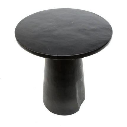 De Timber Conic bijzettafel - zwart - 50