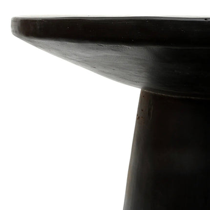 De Timber Conic bijzettafel - zwart - 50