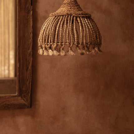 De Abaca Kwastjeshanger - Naturel - S