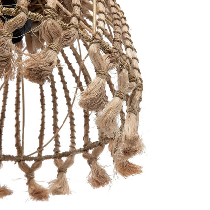 De Abaca Kwastjeshanger - Naturel - S