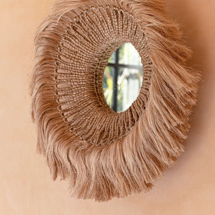 De Abaca Solomon Spiegel - Naturel