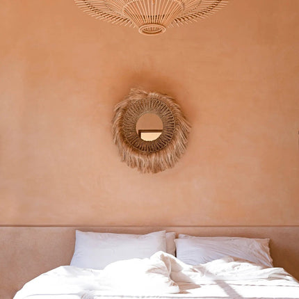 De Abaca Solomon Spiegel - Naturel